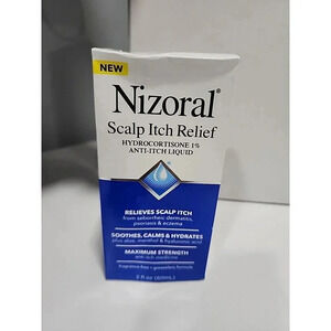 Nizoral Scalp Itch Relief Anti-Itch Liquid Soothes Calms & Hydrates 2oz Ex 11/25